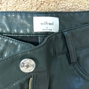 Aritzia Melina Leather Pants